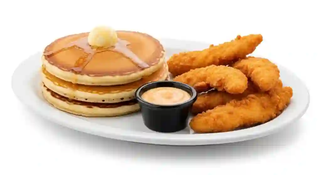 Chicken and pancakes