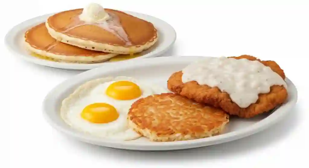 Fried Steak & Eggs Plate