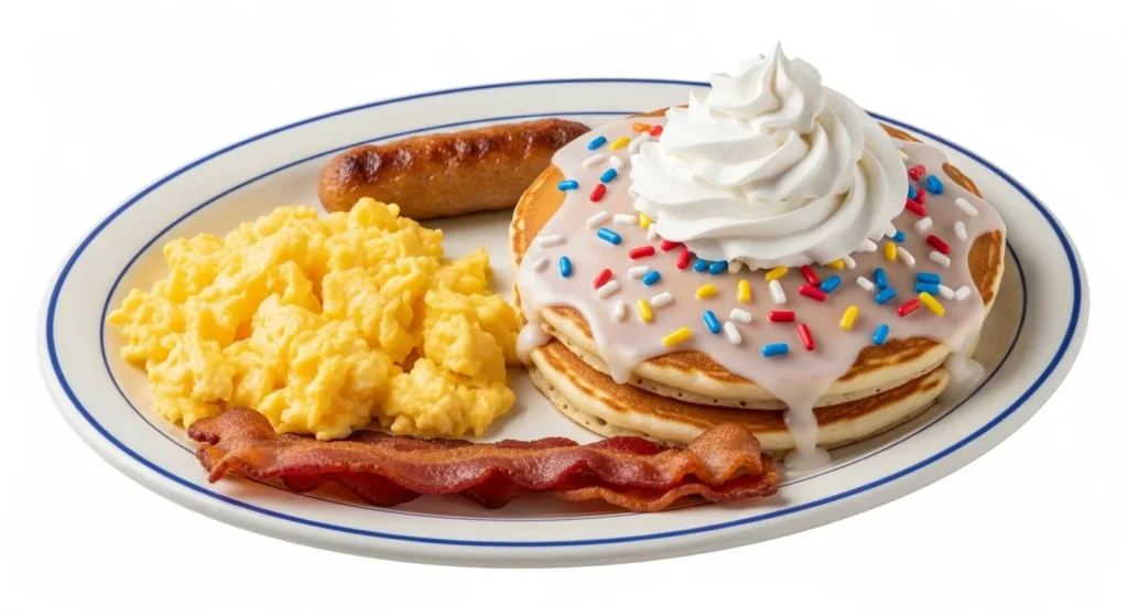 Jr. cupcake pancake combo