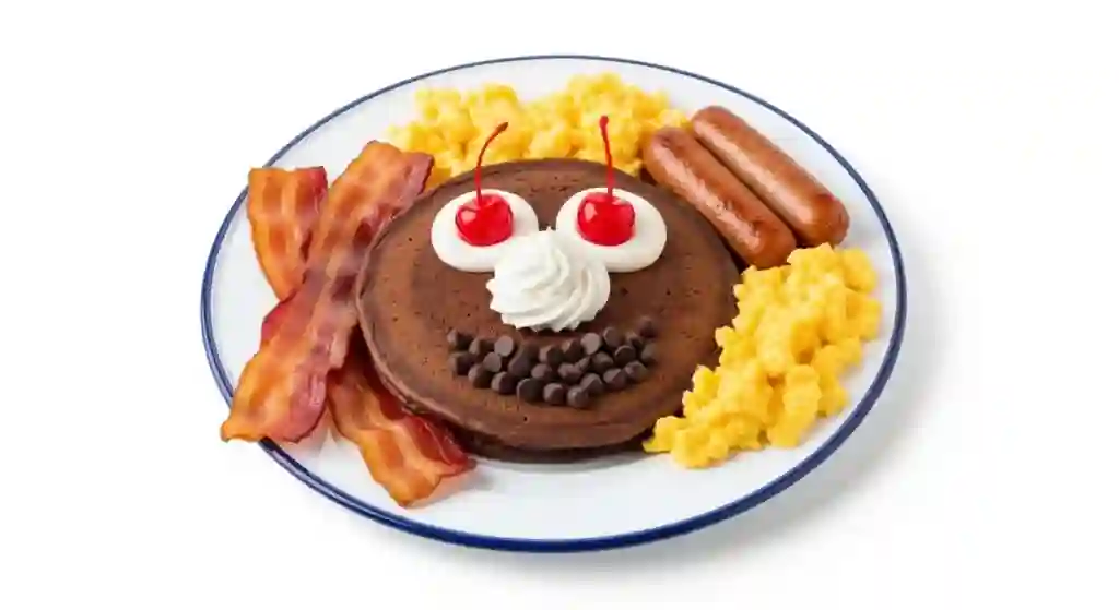 happy face pan cake combo